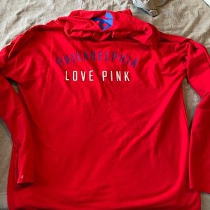 PINK Phillies Pullover Tunic Sweatshirt Size Large